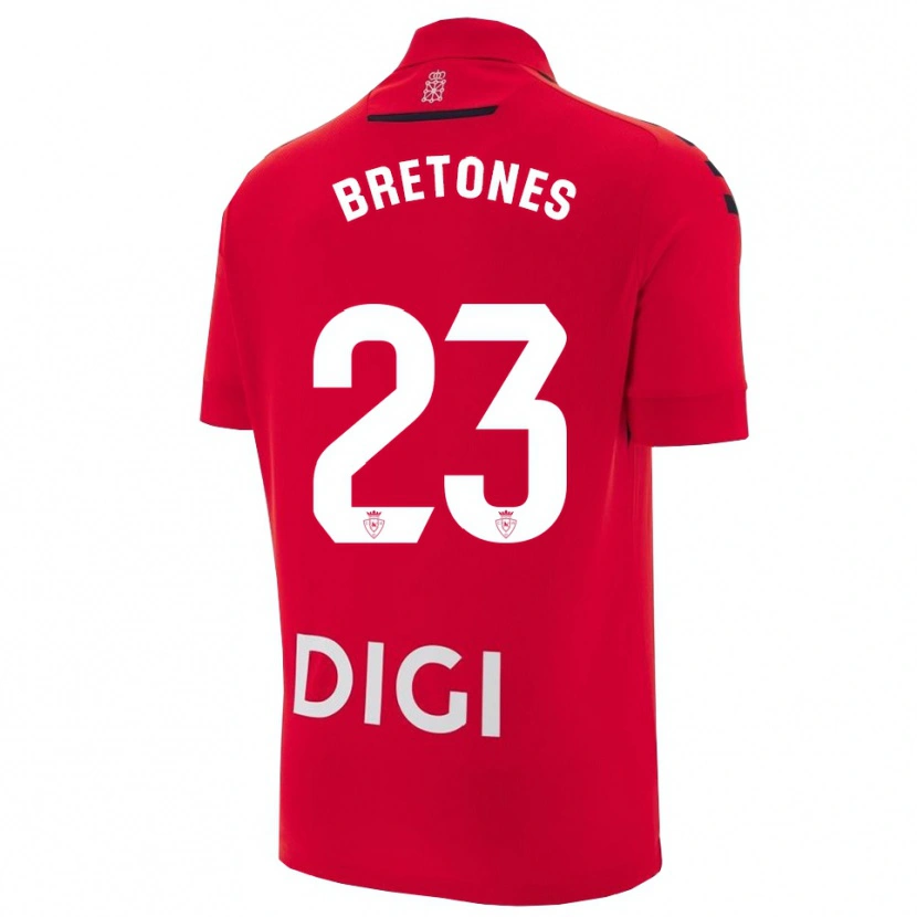 Danxen Pánské Abel Bretones #23 Červená Černá Domů Hráčské Dresy 2025/26 Dres