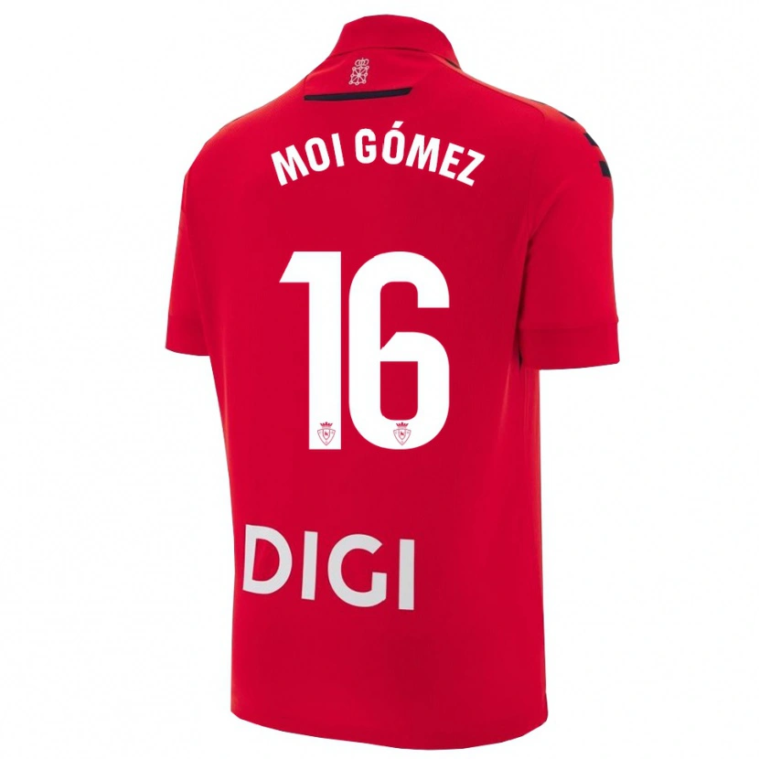 Danxen Pánské Moi Gómez #16 Červená Černá Domů Hráčské Dresy 2025/26 Dres