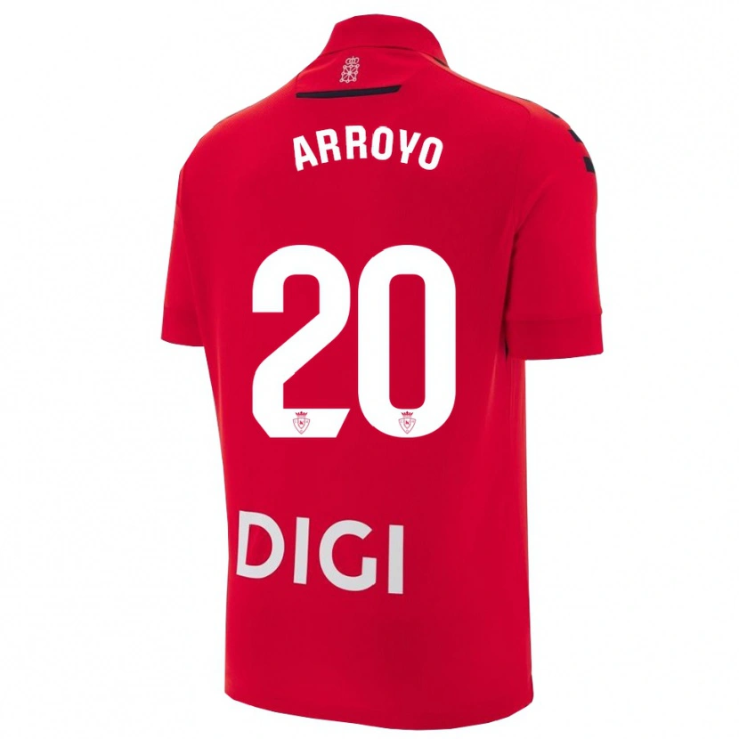 Danxen Pánské Roberto Arroyo #20 Červená Černá Domů Hráčské Dresy 2025/26 Dres