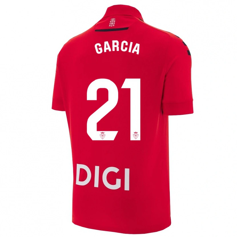 Danxen Pánské Jon García #21 Červená Černá Domů Hráčské Dresy 2025/26 Dres