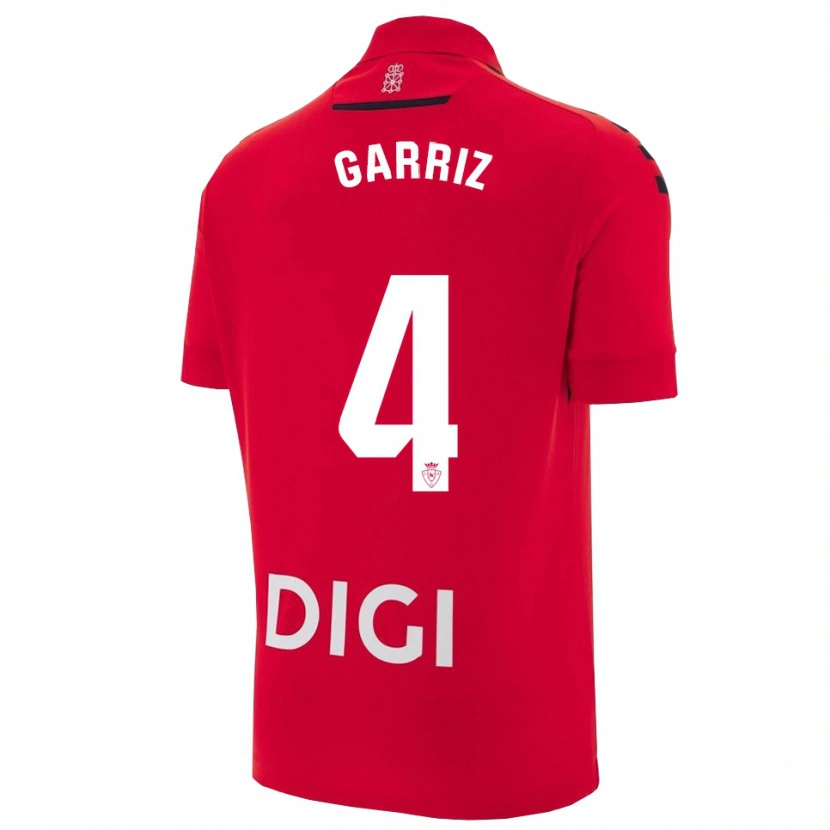 Danxen Pánské Ibaider Garriz #4 Červená Černá Domů Hráčské Dresy 2025/26 Dres
