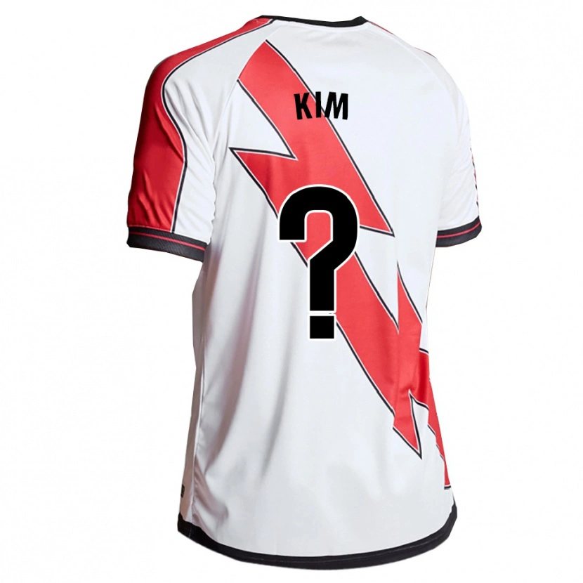 Danxen Pánské Nathaniel Kim #0 Bílá Červená Domů Hráčské Dresy 2025/26 Dres