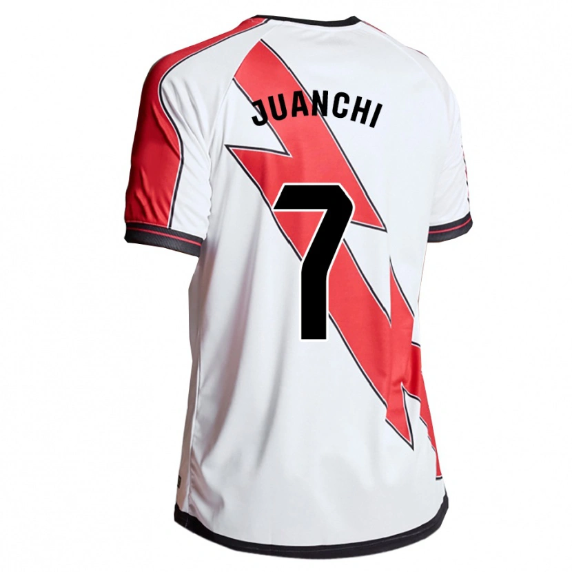 Danxen Pánské Juanchi #7 Bílá Červená Domů Hráčské Dresy 2025/26 Dres