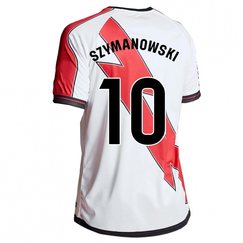Danxen Pánské Marianela Szymanowski #10 Bílá Červená Domů Hráčské Dresy 2025/26 Dres