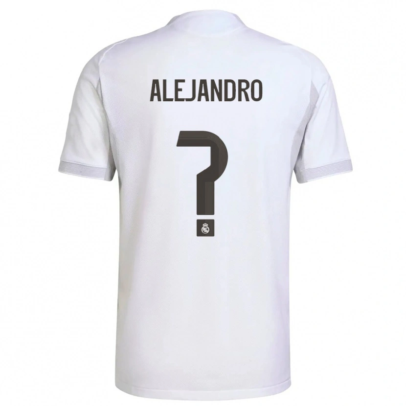 Danxen Pánské Alejandro Hernández #0 Bílá Žlutá Domů Hráčské Dresy 2025/26 Dres