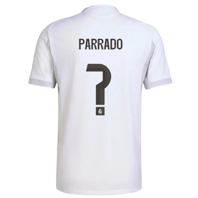 Danxen Pánské Diego Parrado #0 Bílá Žlutá Domů Hráčské Dresy 2025/26 Dres