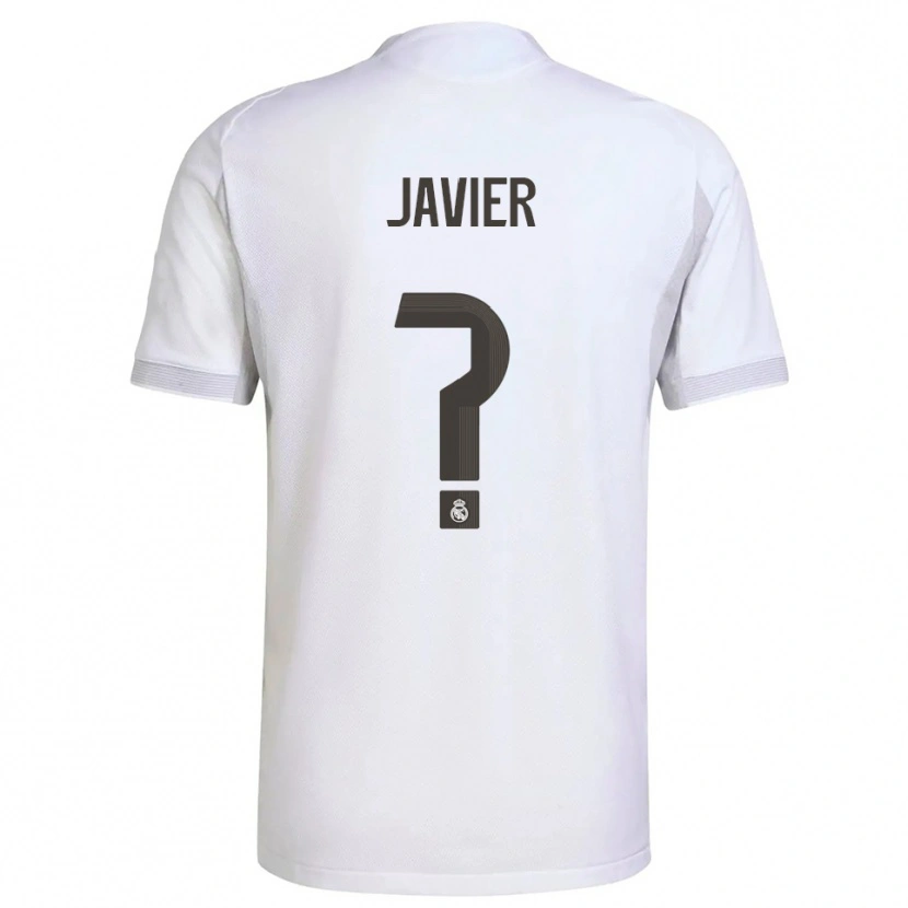 Danxen Pánské Javier Navarro #0 Bílá Žlutá Domů Hráčské Dresy 2025/26 Dres