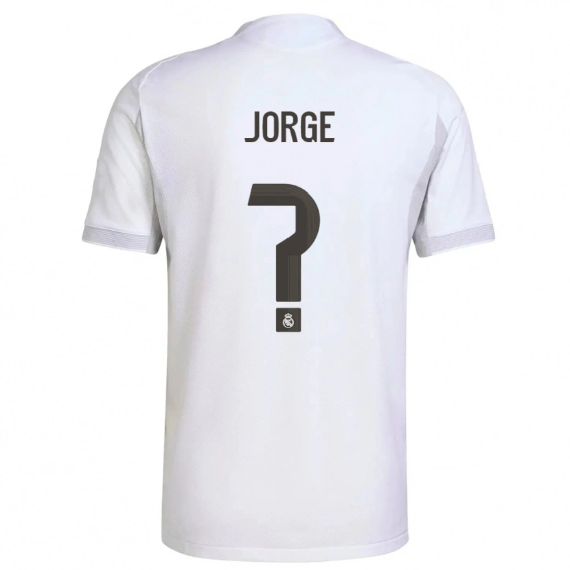 Danxen Pánské Jorge García #0 Bílá Žlutá Domů Hráčské Dresy 2025/26 Dres