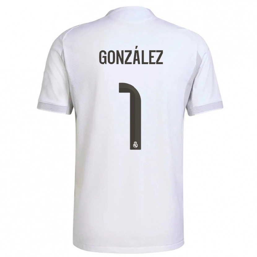 Danxen Pánské Álvaro González #1 Bílá Žlutá Domů Hráčské Dresy 2025/26 Dres