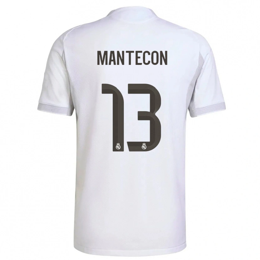 Danxen Pánské Hugo Mantecón #13 Bílá Žlutá Domů Hráčské Dresy 2025/26 Dres
