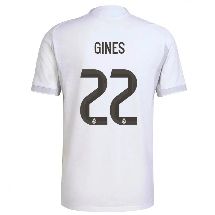 Danxen Pánské Álvaro Ginés #22 Bílá Žlutá Domů Hráčské Dresy 2025/26 Dres