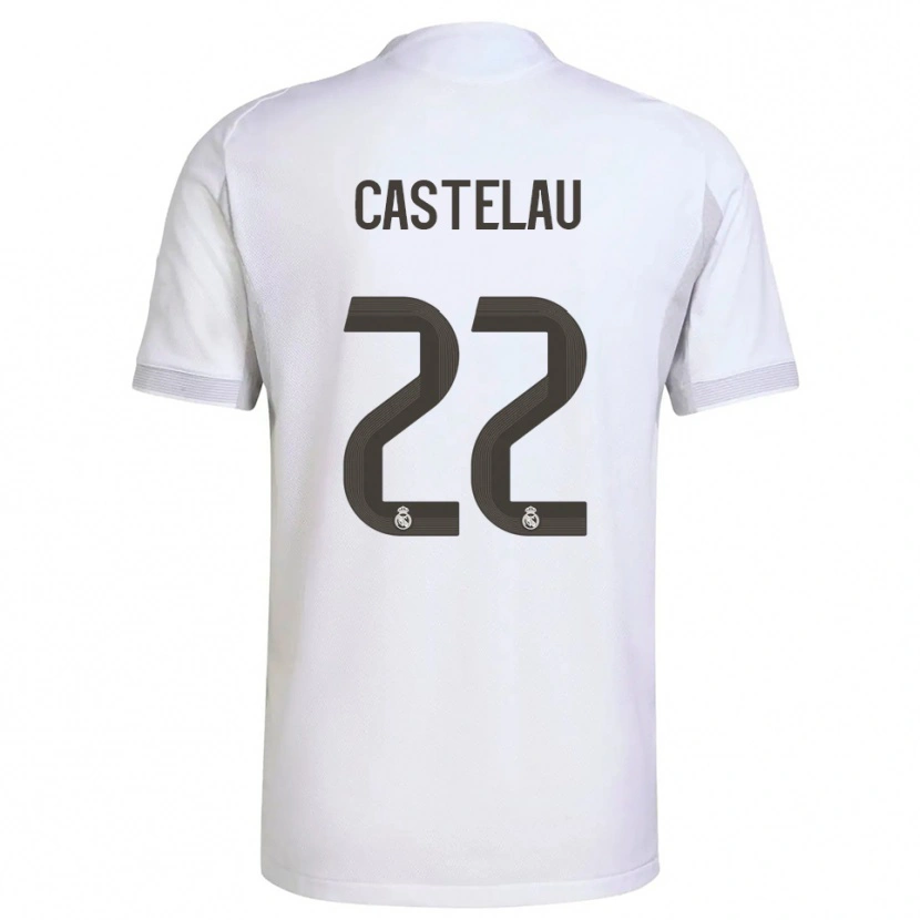 Danxen Pánské Alber Castelau #22 Bílá Žlutá Domů Hráčské Dresy 2025/26 Dres
