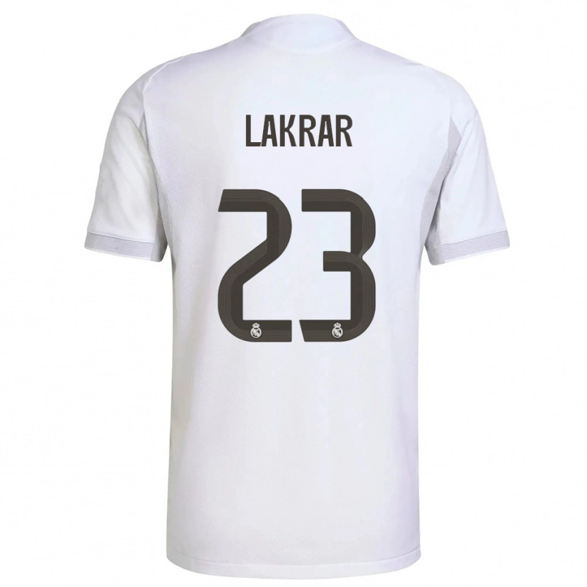 Danxen Pánské Maëlle Lakrar #23 Bílá Žlutá Domů Hráčské Dresy 2025/26 Dres