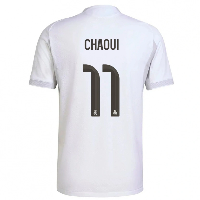 Danxen Pánské Omar Chaoui #11 Bílá Žlutá Domů Hráčské Dresy 2025/26 Dres