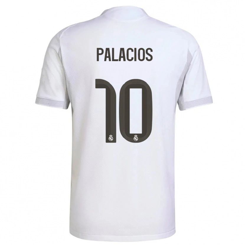 Danxen Pánské César Palacios #10 Bílá Žlutá Domů Hráčské Dresy 2025/26 Dres