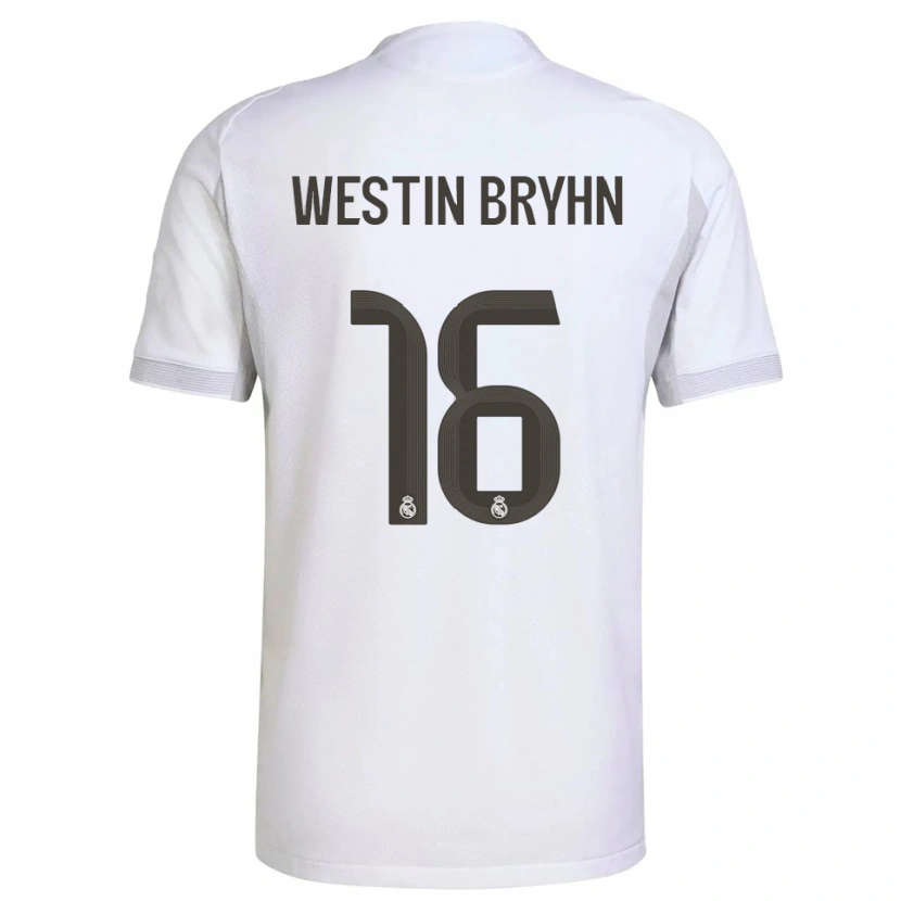 Danxen Pánské Leon Westin Bryhn #16 Bílá Žlutá Domů Hráčské Dresy 2025/26 Dres