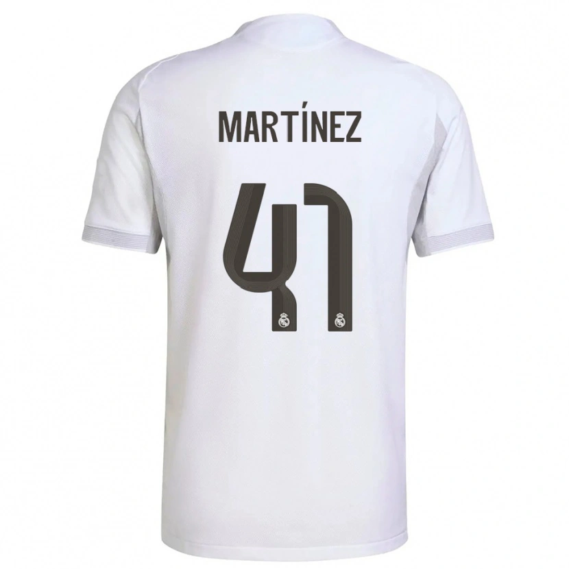 Danxen Pánské Joan Martínez #41 Bílá Žlutá Domů Hráčské Dresy 2025/26 Dres