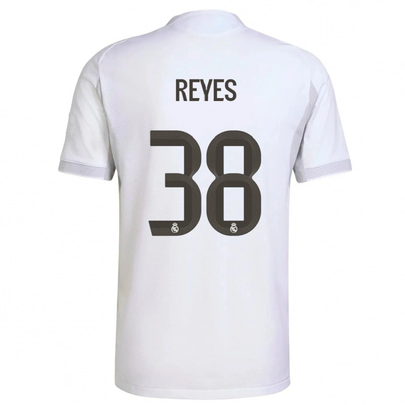 Danxen Pánské José Reyes #38 Bílá Žlutá Domů Hráčské Dresy 2025/26 Dres