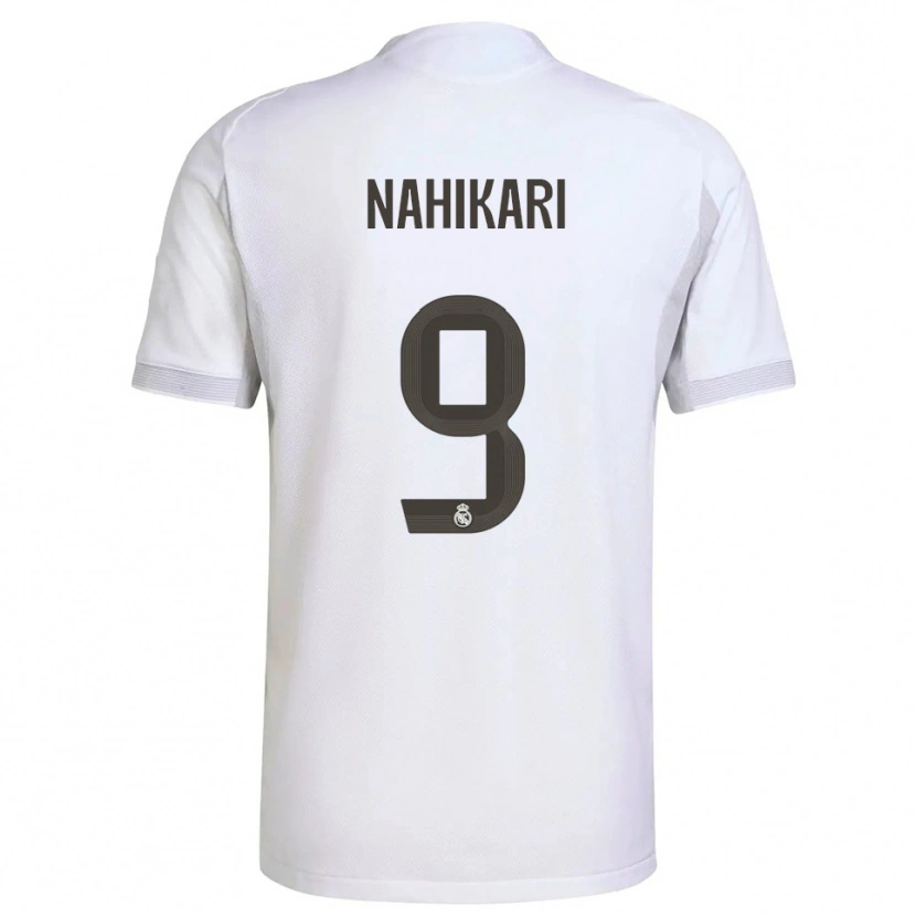 Danxen Pánské Nahikari Garcia #9 Bílá Žlutá Domů Hráčské Dresy 2025/26 Dres