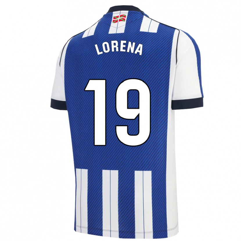 Danxen Pánské Lorena Navarro Domínguez #19 Modrá Bílá Domů Hráčské Dresy 2025/26 Dres