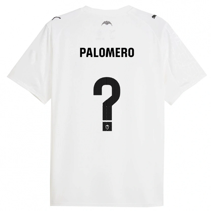 Danxen Pánské Marc Palomero #0 Bílá Černá Domů Hráčské Dresy 2025/26 Dres