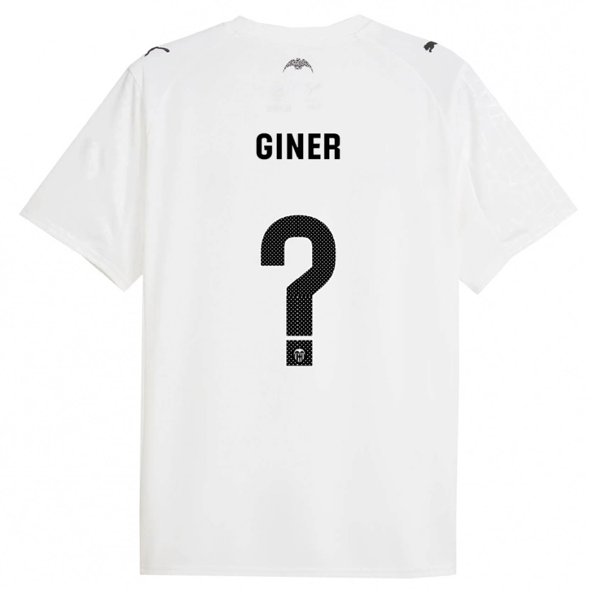 Danxen Pánské Hugo Giner #0 Bílá Černá Domů Hráčské Dresy 2025/26 Dres