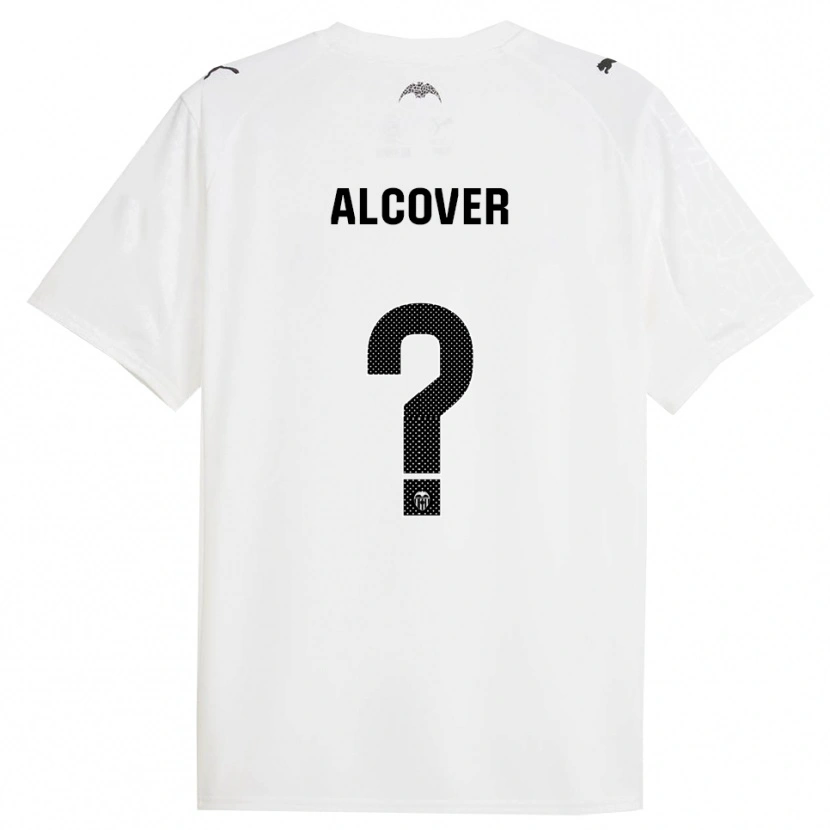 Danxen Pánské David Alcover #0 Bílá Černá Domů Hráčské Dresy 2025/26 Dres