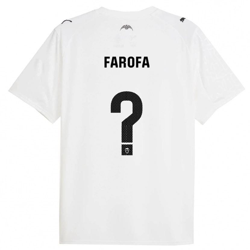 Danxen Pánské Rodrigo Farofa #0 Bílá Černá Domů Hráčské Dresy 2025/26 Dres
