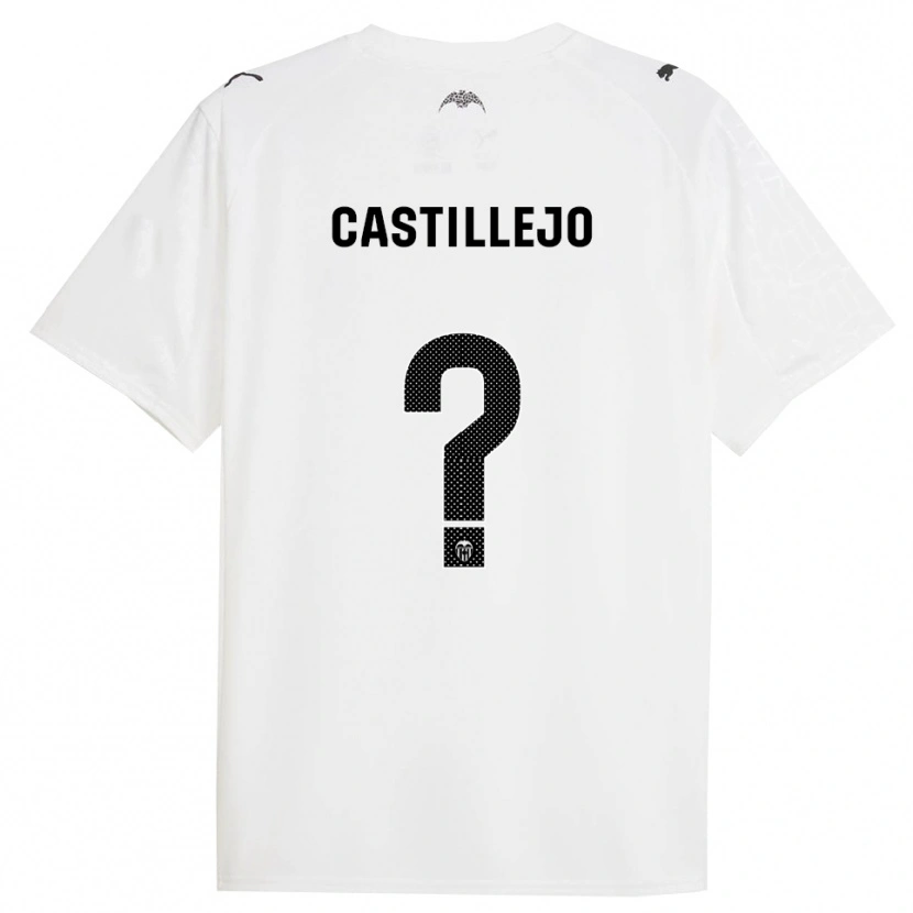 Danxen Pánské Samu Castillejo #0 Bílá Černá Domů Hráčské Dresy 2025/26 Dres