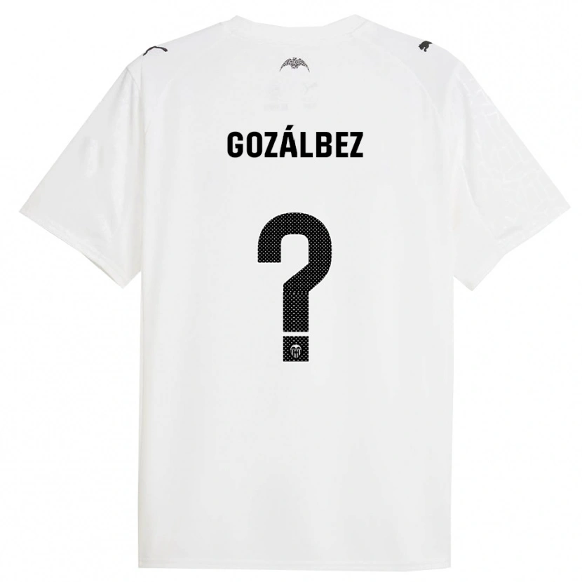 Danxen Pánské Pablo Gozálbez #0 Bílá Černá Domů Hráčské Dresy 2025/26 Dres