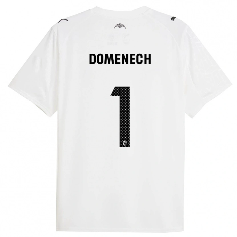 Danxen Pánské Jaume Domenech #1 Bílá Černá Domů Hráčské Dresy 2025/26 Dres