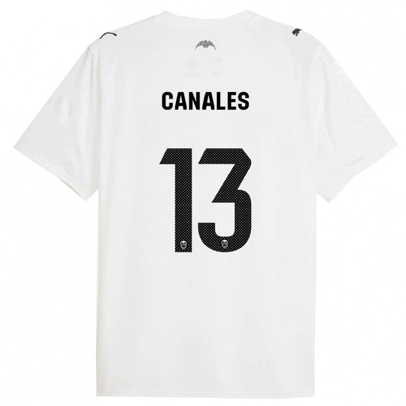 Danxen Pánské Antonia Canales #13 Bílá Černá Domů Hráčské Dresy 2025/26 Dres