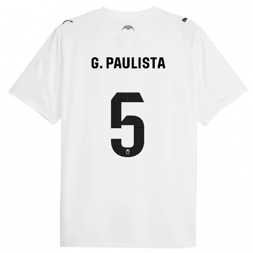 Danxen Pánské Gabriel Paulista #5 Bílá Černá Domů Hráčské Dresy 2025/26 Dres