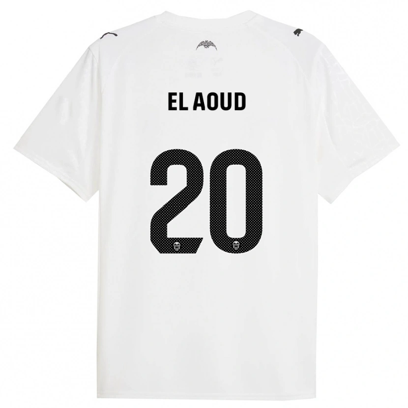 Danxen Pánské Ismail El Aoud #20 Bílá Černá Domů Hráčské Dresy 2025/26 Dres