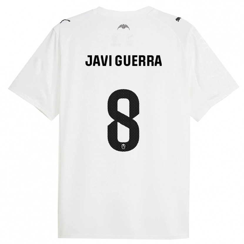 Danxen Pánské Javi Guerra #8 Bílá Černá Domů Hráčské Dresy 2025/26 Dres