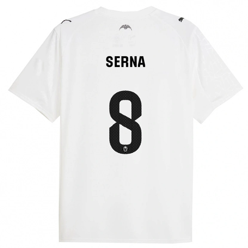 Danxen Pánské Liced Serna #8 Bílá Černá Domů Hráčské Dresy 2025/26 Dres