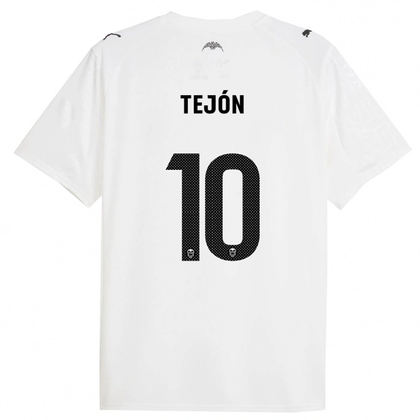 Danxen Pánské Martín Tejón #10 Bílá Černá Domů Hráčské Dresy 2025/26 Dres