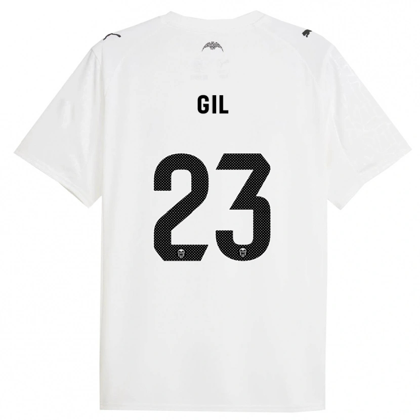 Danxen Pánské Elena Gil #23 Bílá Černá Domů Hráčské Dresy 2025/26 Dres