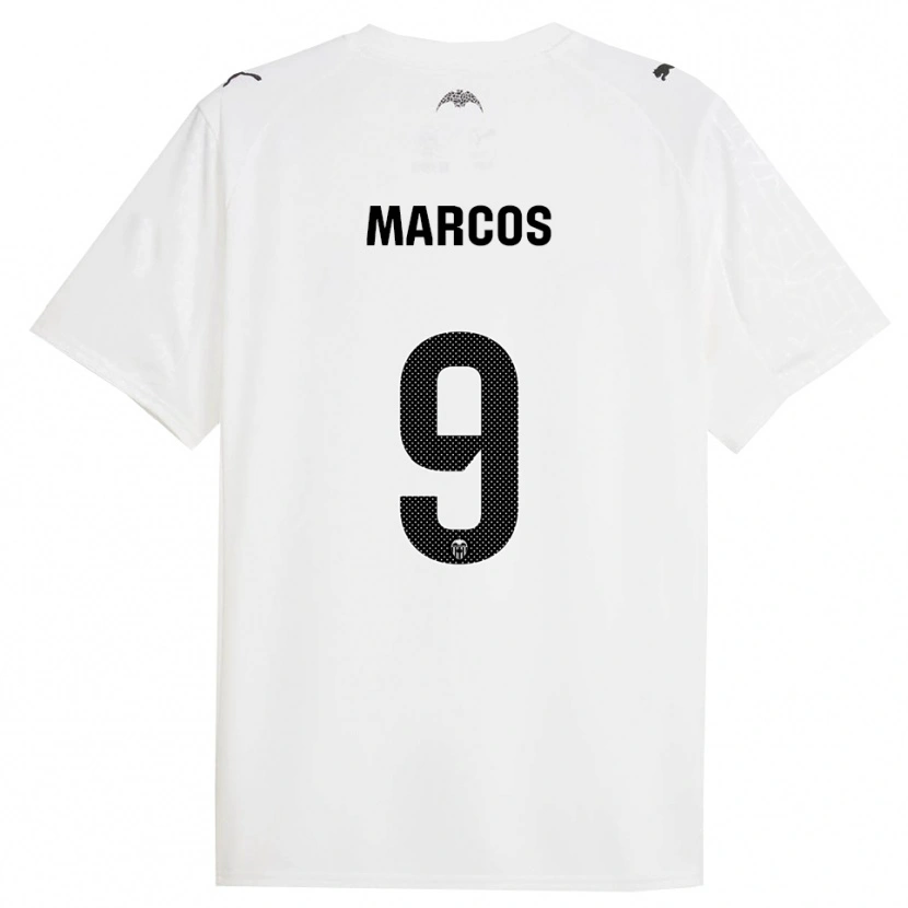 Danxen Pánské Ana Marcos #9 Bílá Černá Domů Hráčské Dresy 2025/26 Dres