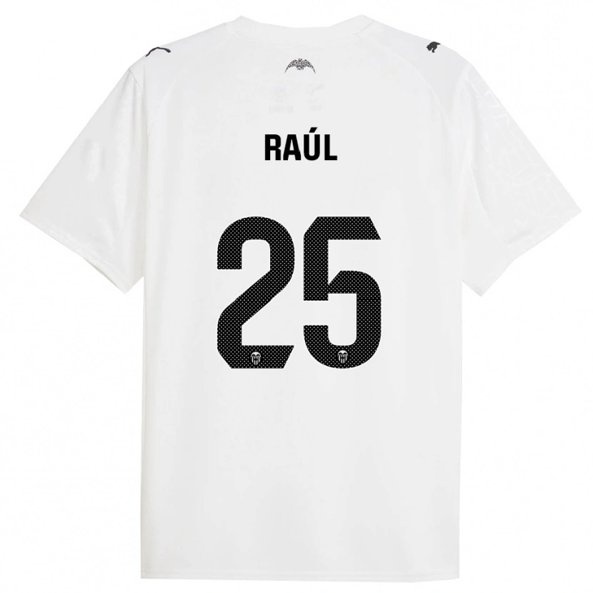 Danxen Pánské Raúl Jiménez #25 Bílá Černá Domů Hráčské Dresy 2025/26 Dres