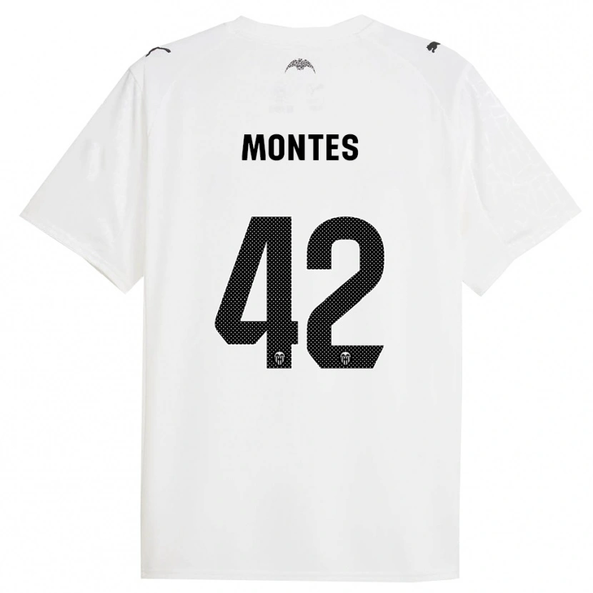 Danxen Pánské Jan Montes #42 Bílá Černá Domů Hráčské Dresy 2025/26 Dres
