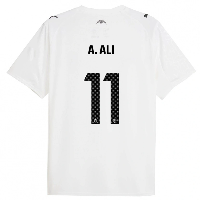 Danxen Pánské Amirah Ali #11 Bílá Černá Domů Hráčské Dresy 2025/26 Dres