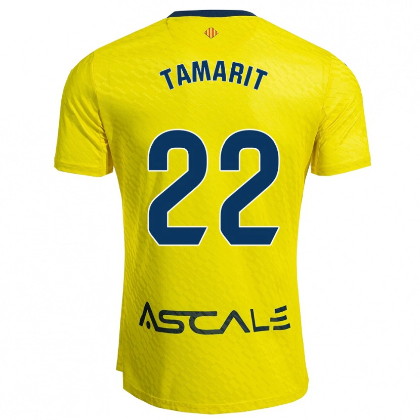Danxen Pánské Toni Tamarit #22 Žlutá Tmavě Modrá Domů Hráčské Dresy 2025/26 Dres