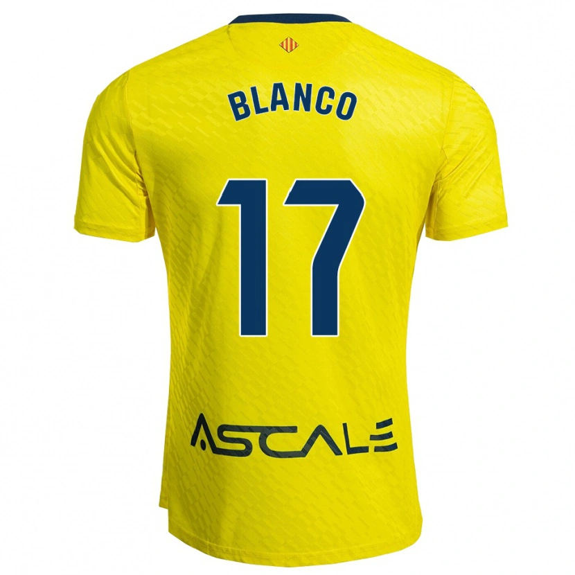 Danxen Pánské Fabio Blanco #17 Žlutá Tmavě Modrá Domů Hráčské Dresy 2025/26 Dres