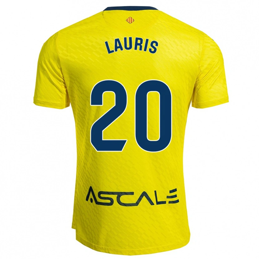 Danxen Pánské Laura Rodríguez Cuadrado #20 Žlutá Tmavě Modrá Domů Hráčské Dresy 2025/26 Dres