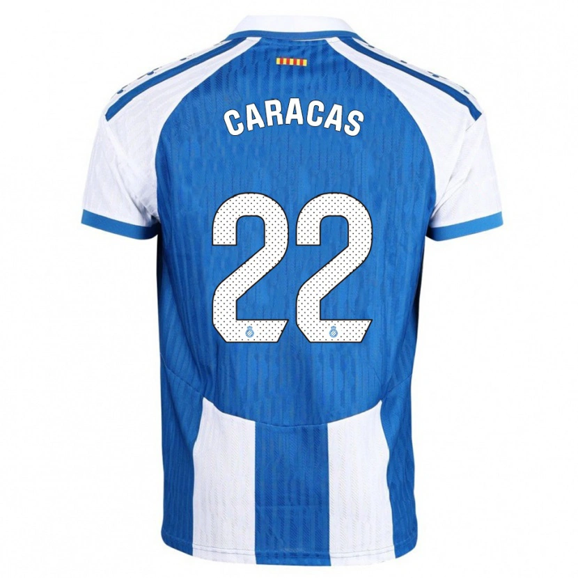 Danxen Pánské Daniela Caracas González #22 Modrá Bílá Domů Hráčské Dresy 2025/26 Dres