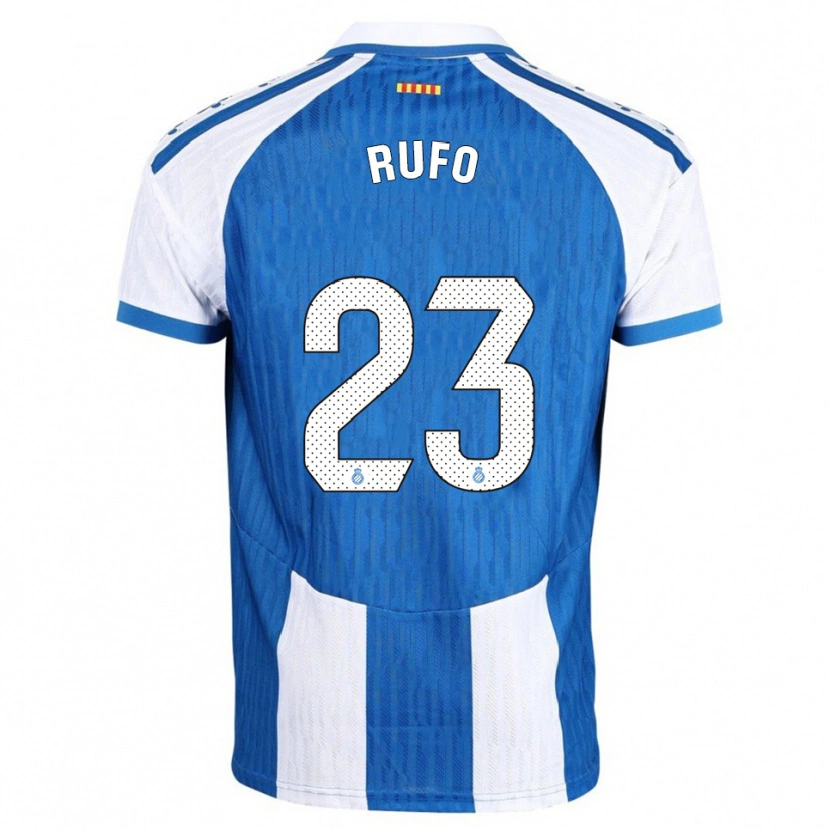 Danxen Pánské Xavi Rufo #23 Modrá Bílá Domů Hráčské Dresy 2025/26 Dres