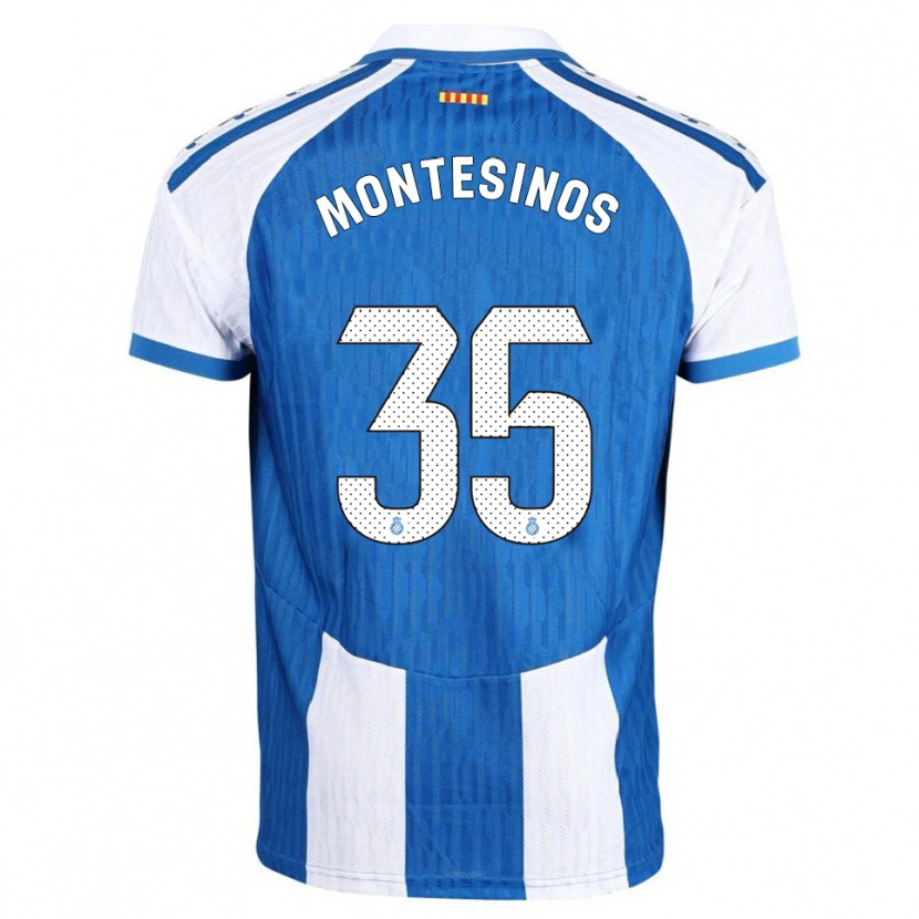 Danxen Pánské Pol Montesinos #35 Modrá Bílá Domů Hráčské Dresy 2025/26 Dres