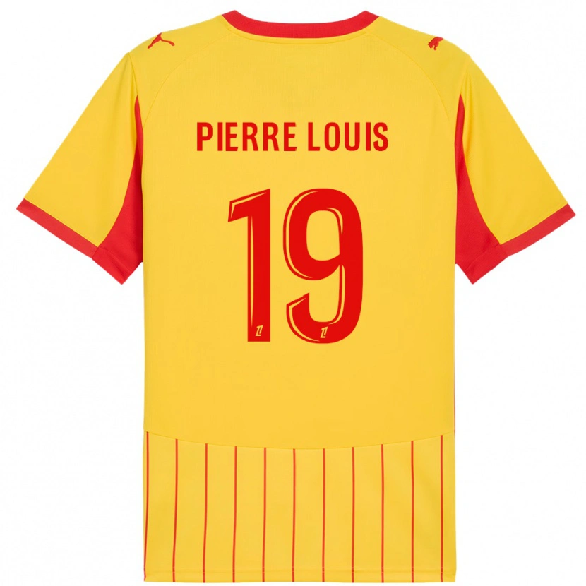 Danxen Pánské Dayana Pierre-Louis #19 Žlutá Červená Domů Hráčské Dresy 2025/26 Dres