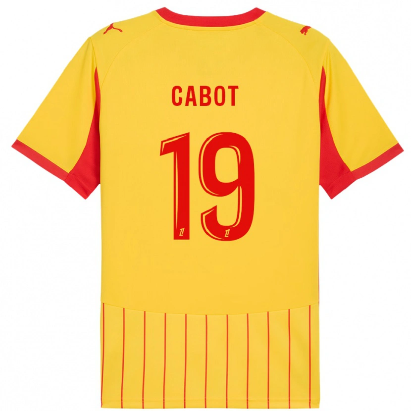 Danxen Pánské Jimmy Cabot #19 Žlutá Červená Domů Hráčské Dresy 2025/26 Dres